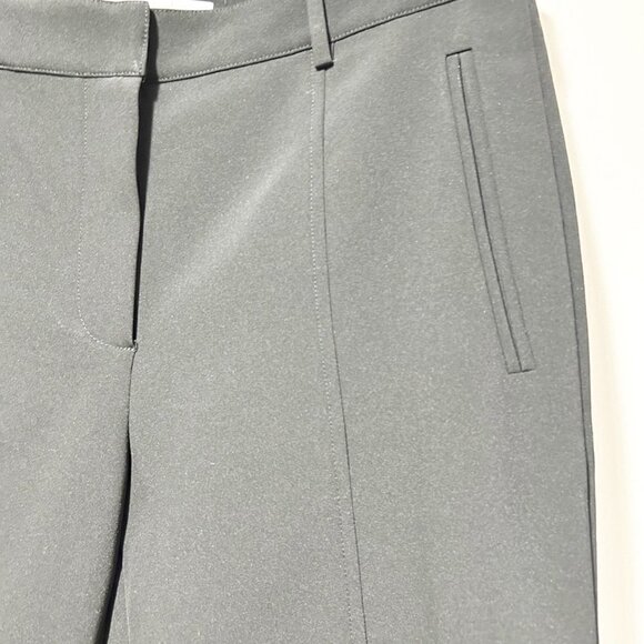🌷SALE Alexander Wang Seamed Black Trousers Size 8 Ankle Zip - Picture 5 of 13